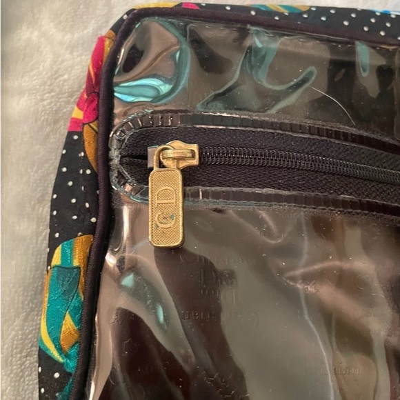 Vintage Matching Christian Dior Makeup Bag Collection/ Cosmetic Case - Picture 12 of 14